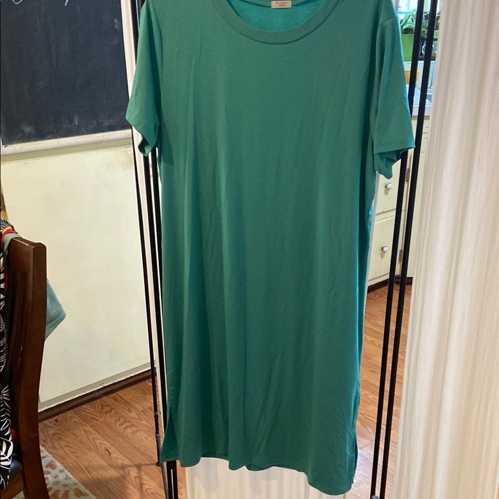 Everyday Teal T-Shirt Dress